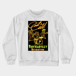 Cool Cats Rockabilly Crewneck Sweatshirt